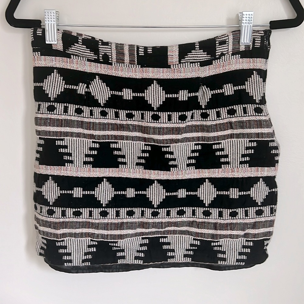 Printed Esley Mini Skirt - M